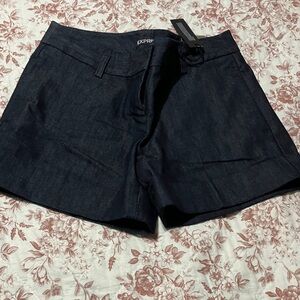 Express Women's Dark Denim Jean Shorts